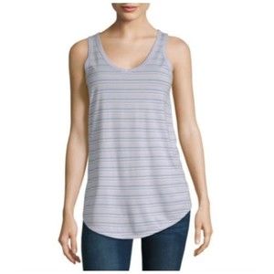 a.n.a Purple‎ Tira Stripe Soft Purple Top